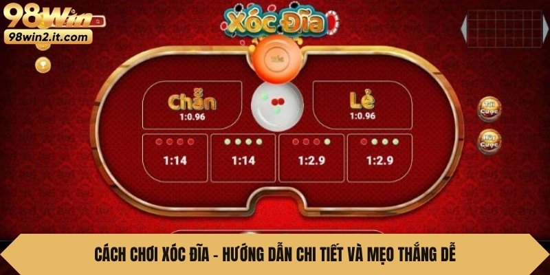 Cách chơi xóc đĩa